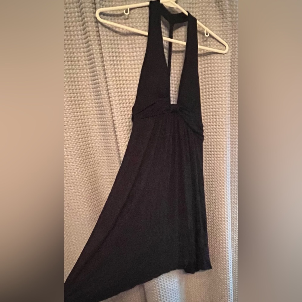 Poetry, Size Medium, Black Flowing Summer Shirt.